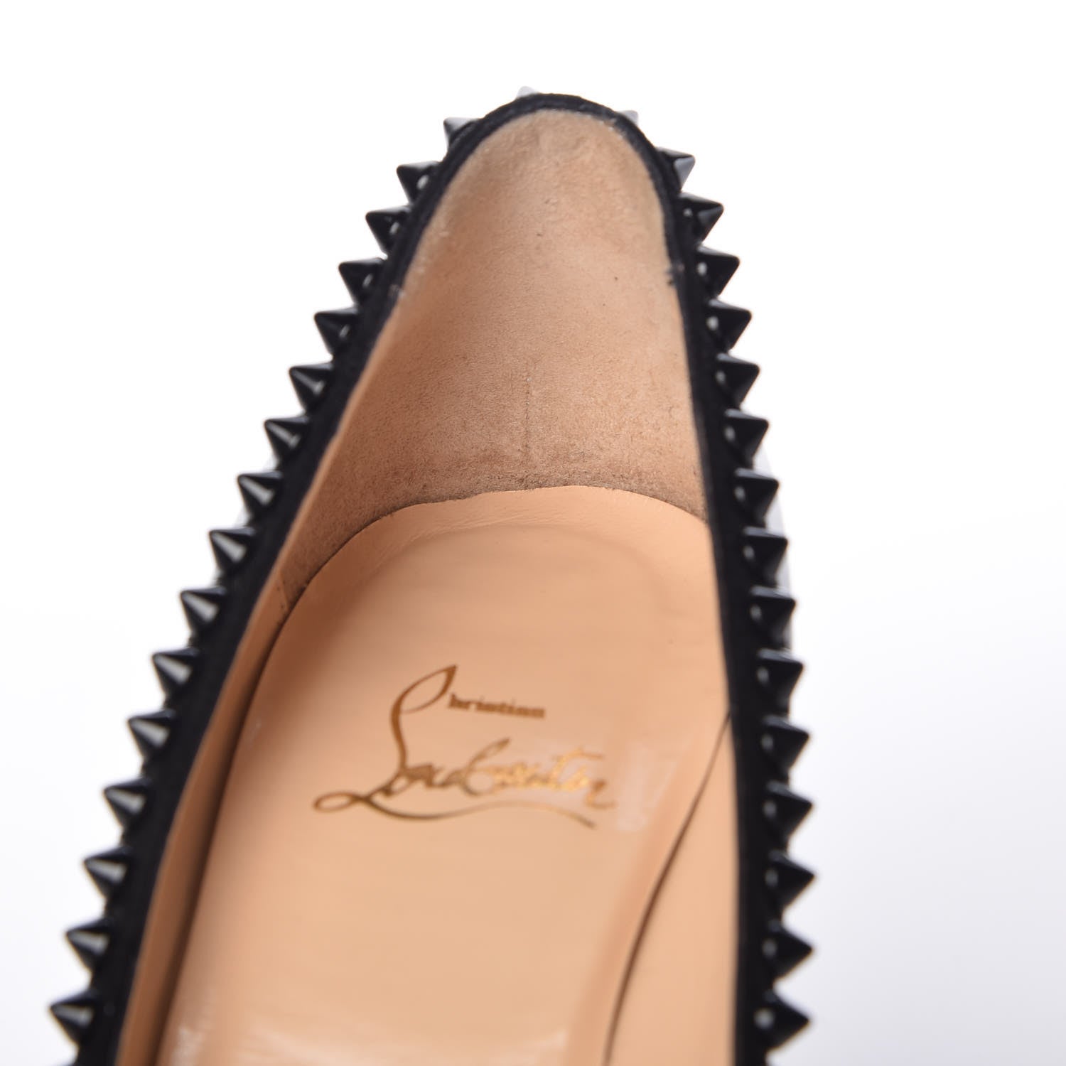 Christian Louboutin Nappa Malabar Hill Spikes 100 Pumps 37 Black 8 of 12