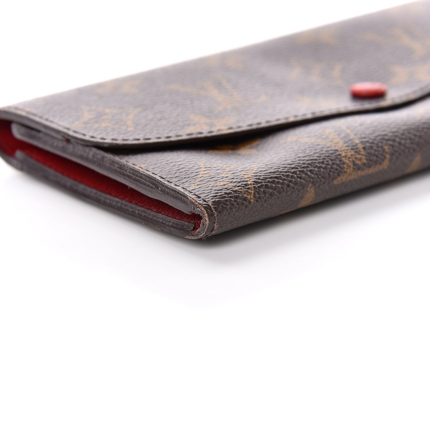 Monogram Emilie Wallet Red
