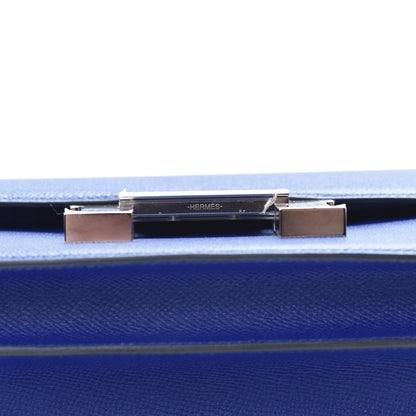 Hermes Epsom Constance 24 Bleu Electrique 15 of 24