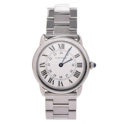 Cartier Stainless Steel 29mm Ronde Solo Quartz Watch 1 of 8