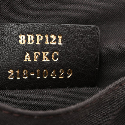 Fendi Fabric Jacquard FF Braided Shell Clutch Tobacco 7 of 11