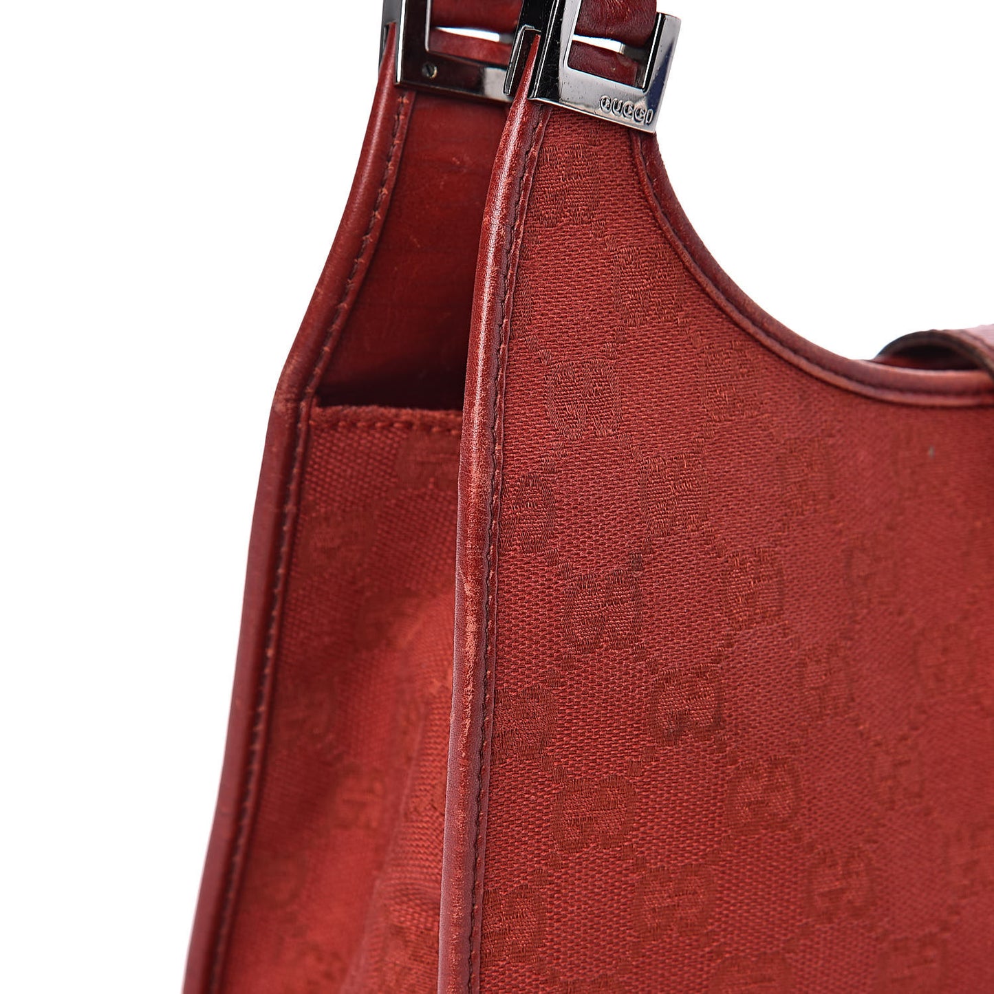 Monogram Small Bardot Bag Red