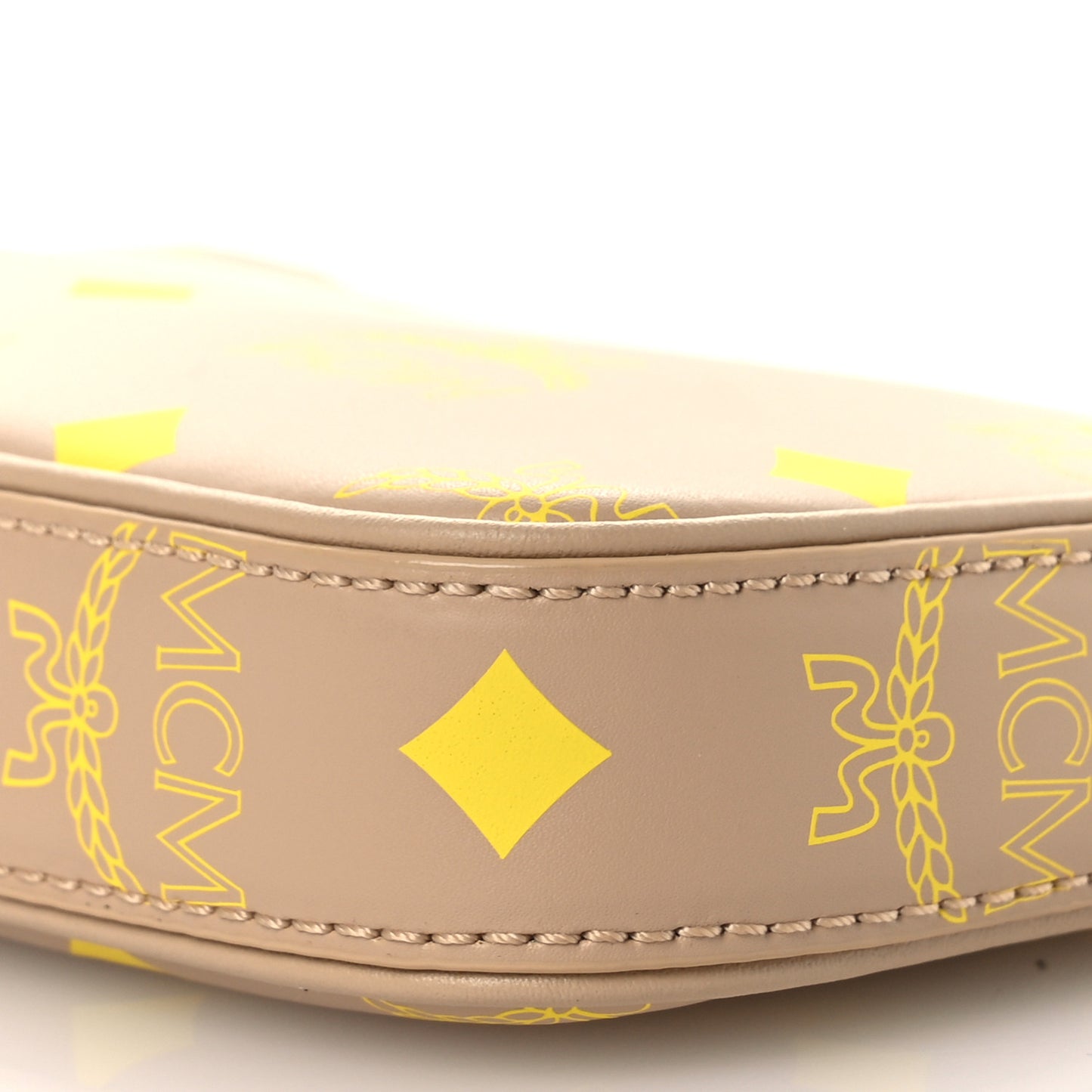 Calfskin Color Splash Mini Pouch on Chain Croissant