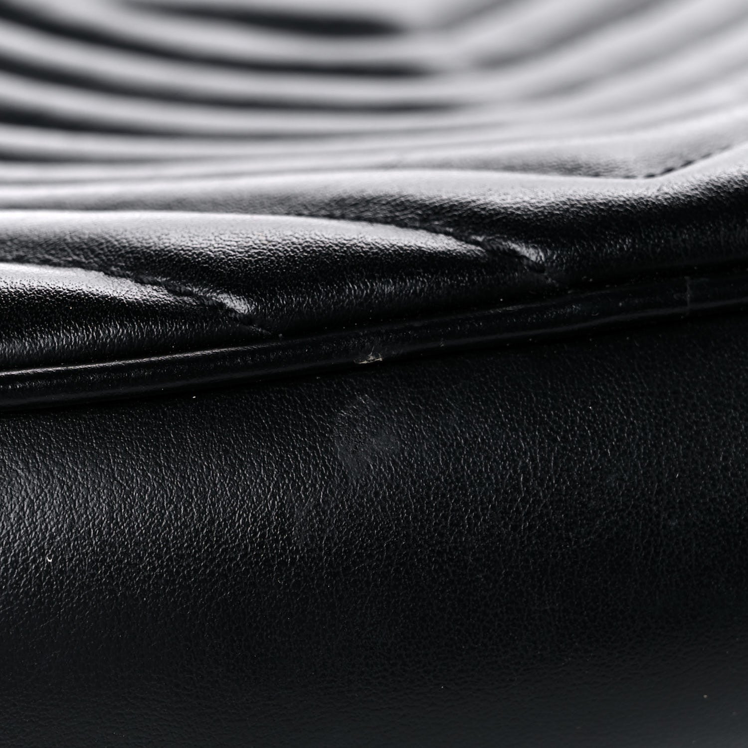 Saint Laurent Calfskin Matelasse Monogram Lou Camera Bag Black 14 of 16