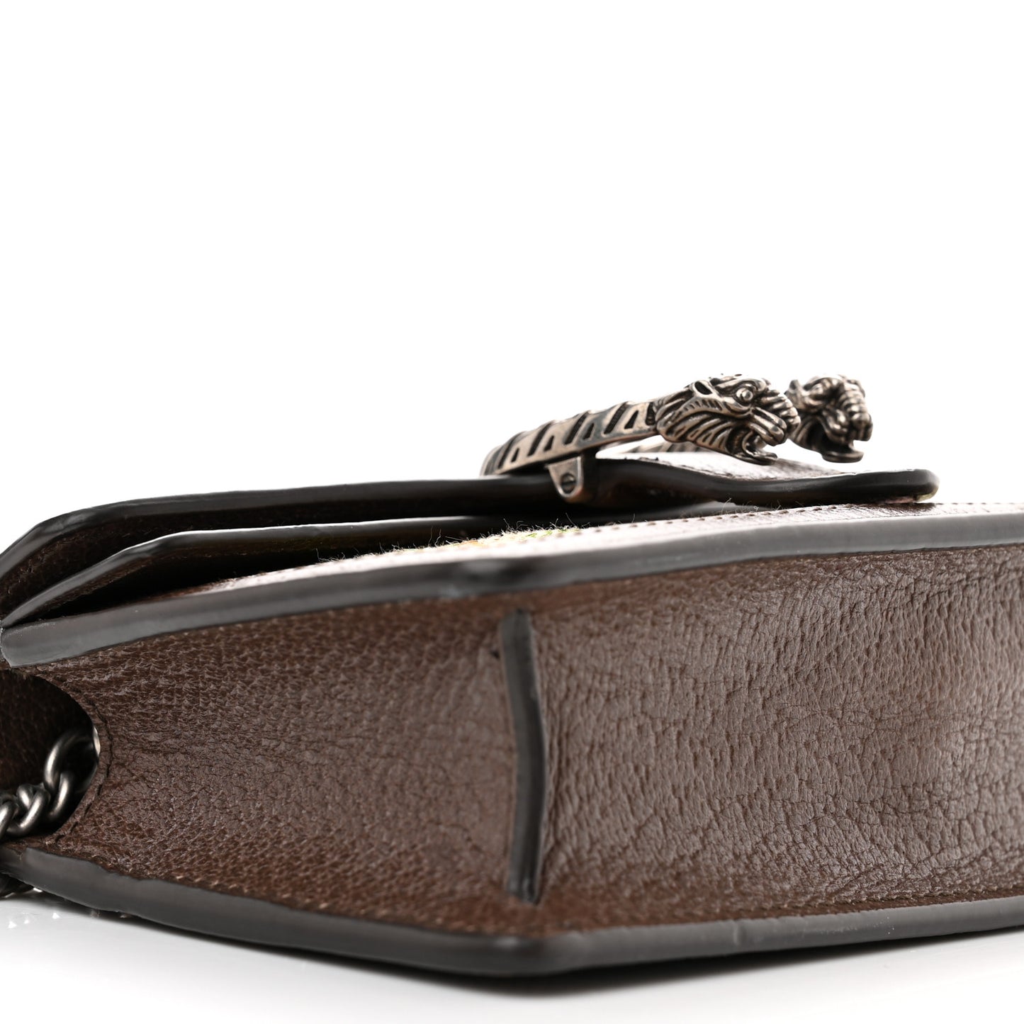 Monogram Jumbo GG Textured Dollar Calfskin Embroidered Super Mini Dionysus Shoulder Bag Camel Ebony New Acero Multicolor