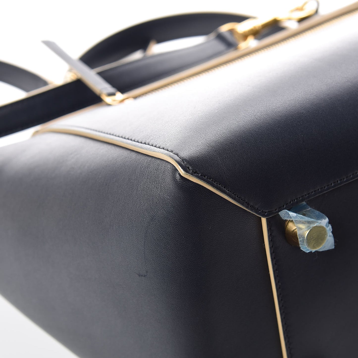 Palmelato Calfskin Mini Belt Bag Navy