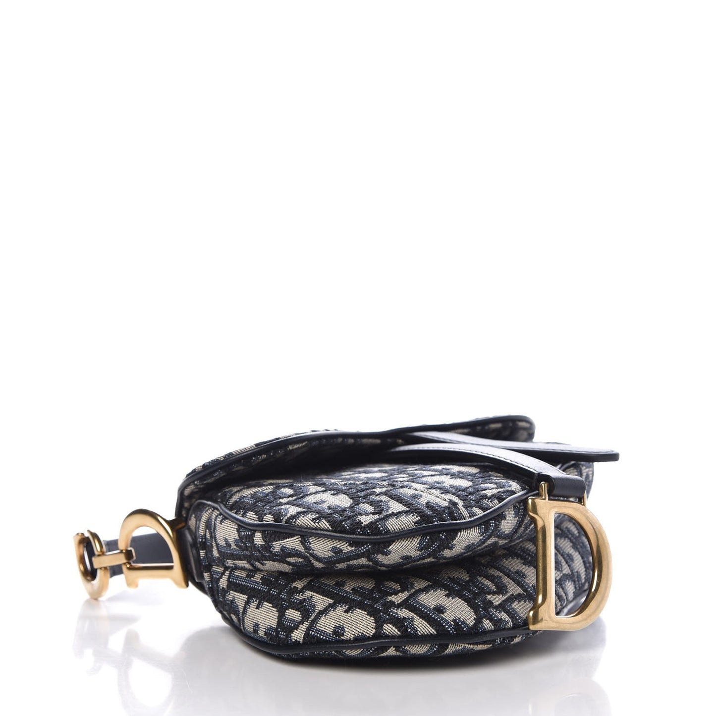 Oblique Mini Saddle Bag Blue