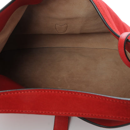 Gucci Soft Suede Web Large Jackie Hobo Red 6 of 8