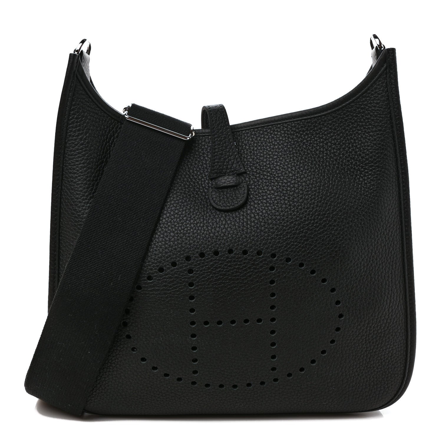 Hermes Taurillon Clemence Evelyne III PM Black 1 of 9