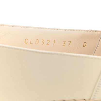 Christian Dior Lambskin Granville Espadrille 37 Off White 8 of 9