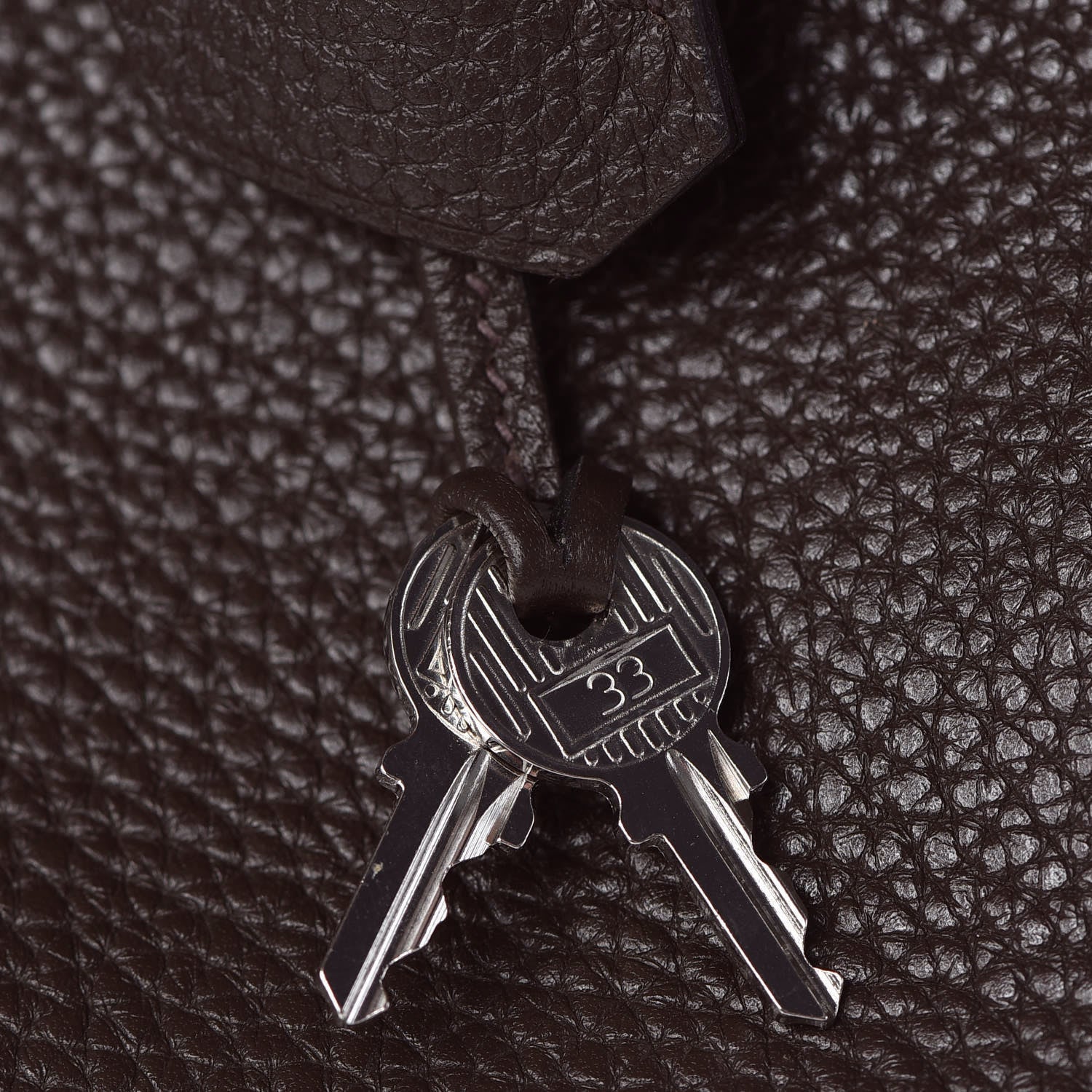 Hermes Taurillon Clemence Birkin 35 Chocolate 33 of 37