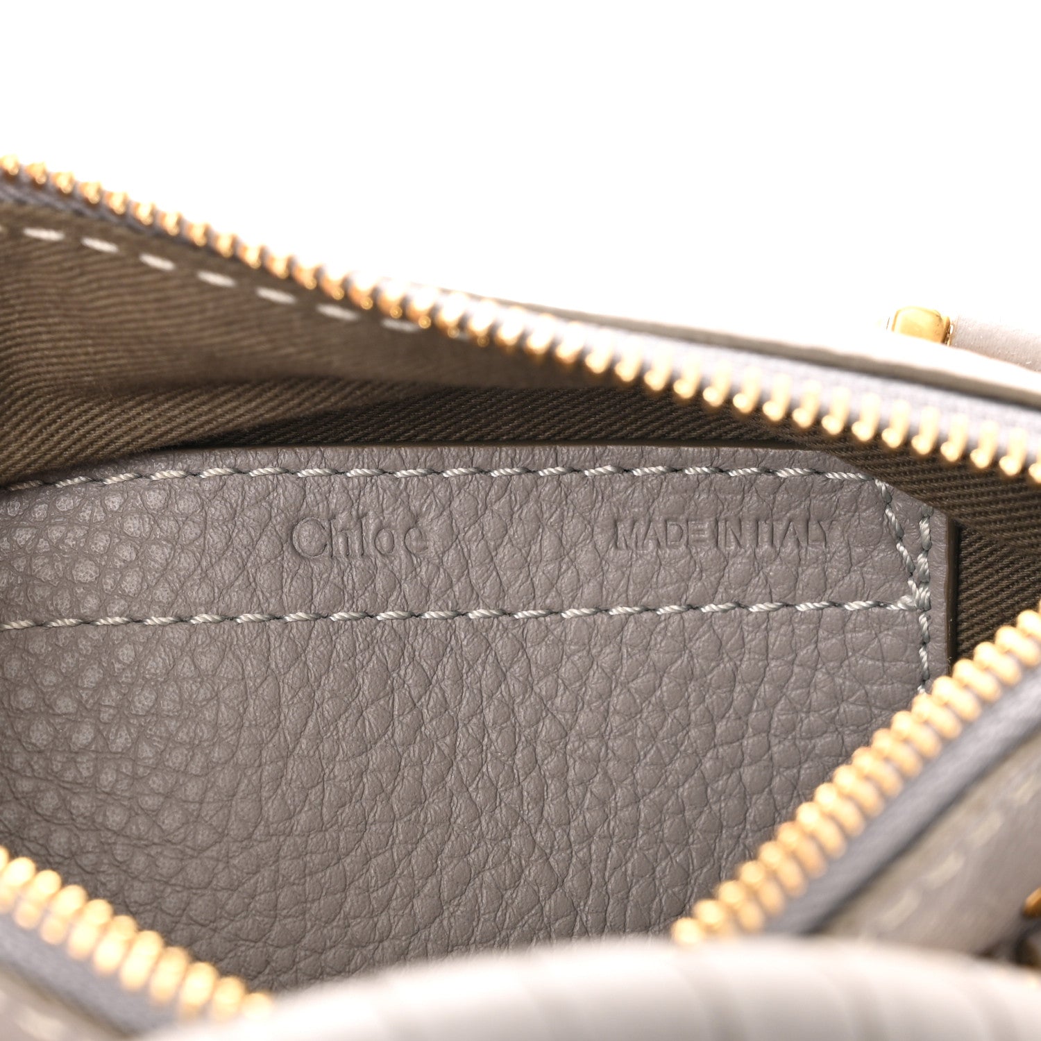 Chloe Calfskin Mini Marcie Satchel Cashmere Grey 6 of 10
