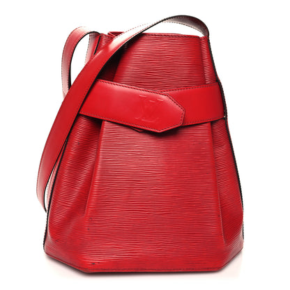 Louis Vuitton Epi Sac D'Epaule GM Castillan Red 1 of 12
