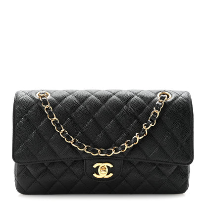 Chanel Caviar Quilted Medium Double Flap Black 1 of 11