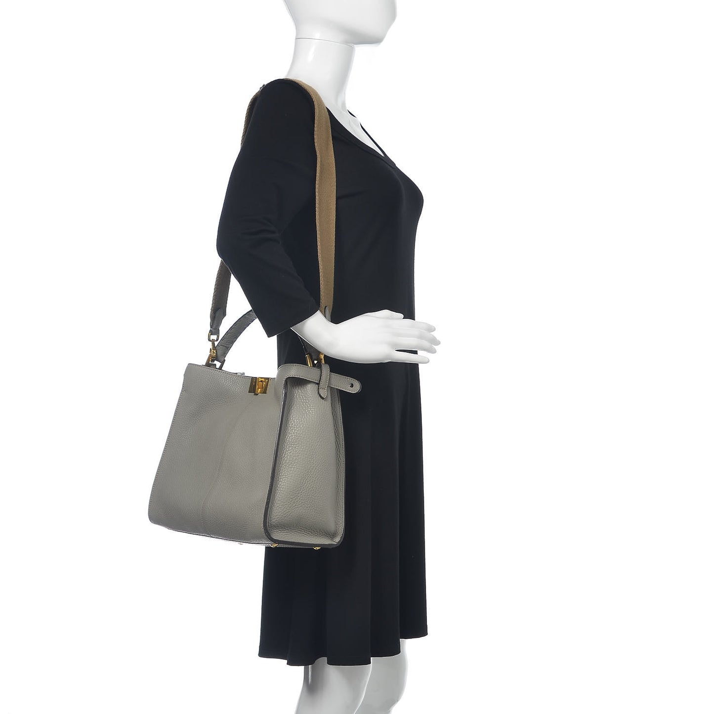 Cuoio Romano Selleria Medium Peekaboo X-Lite Tortora