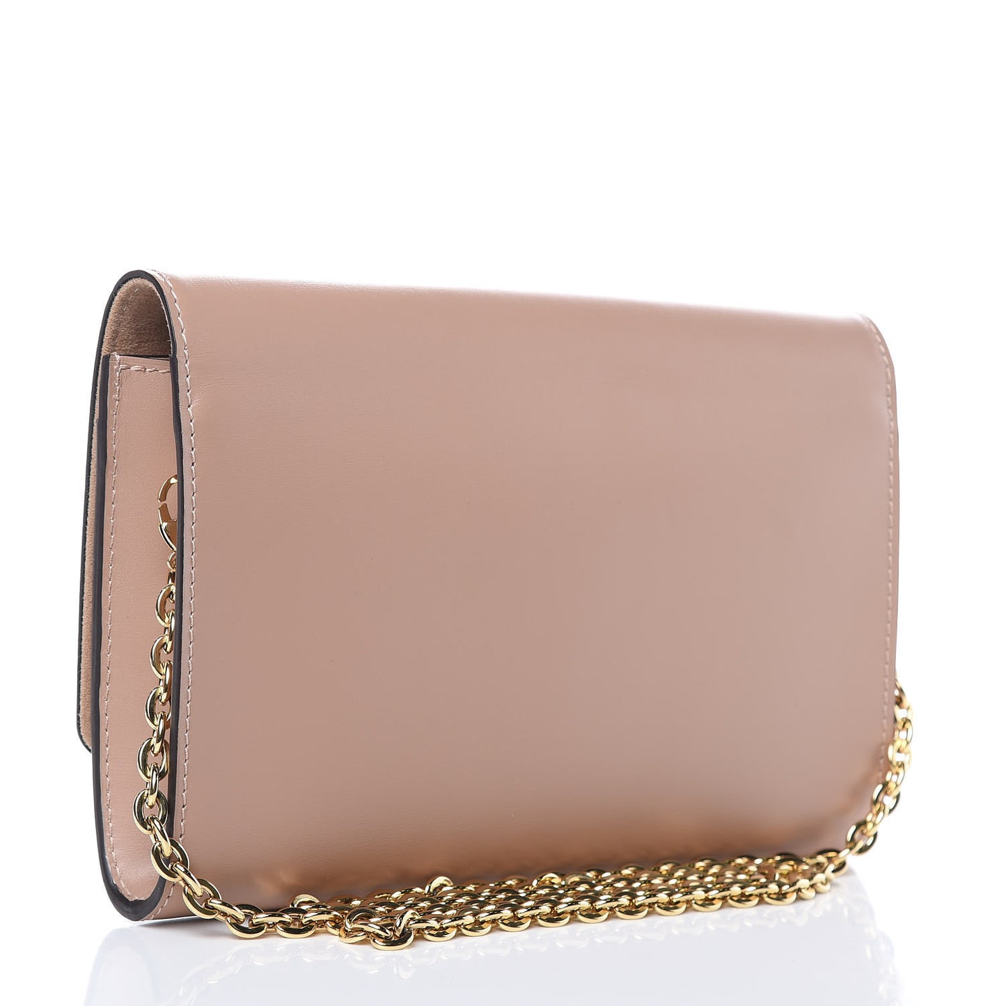 Calfskin Studded Louise Chain GM Nude