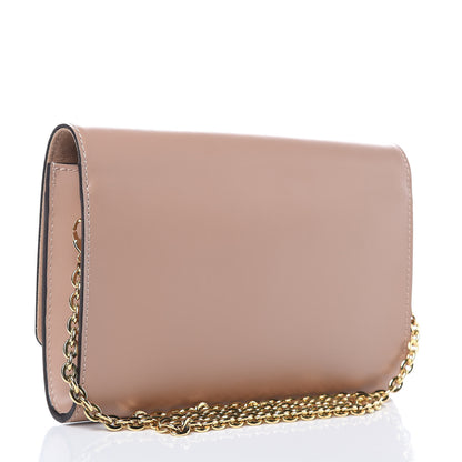 Louis Vuitton Calfskin Studded Louise Chain GM Nude 3 of 11