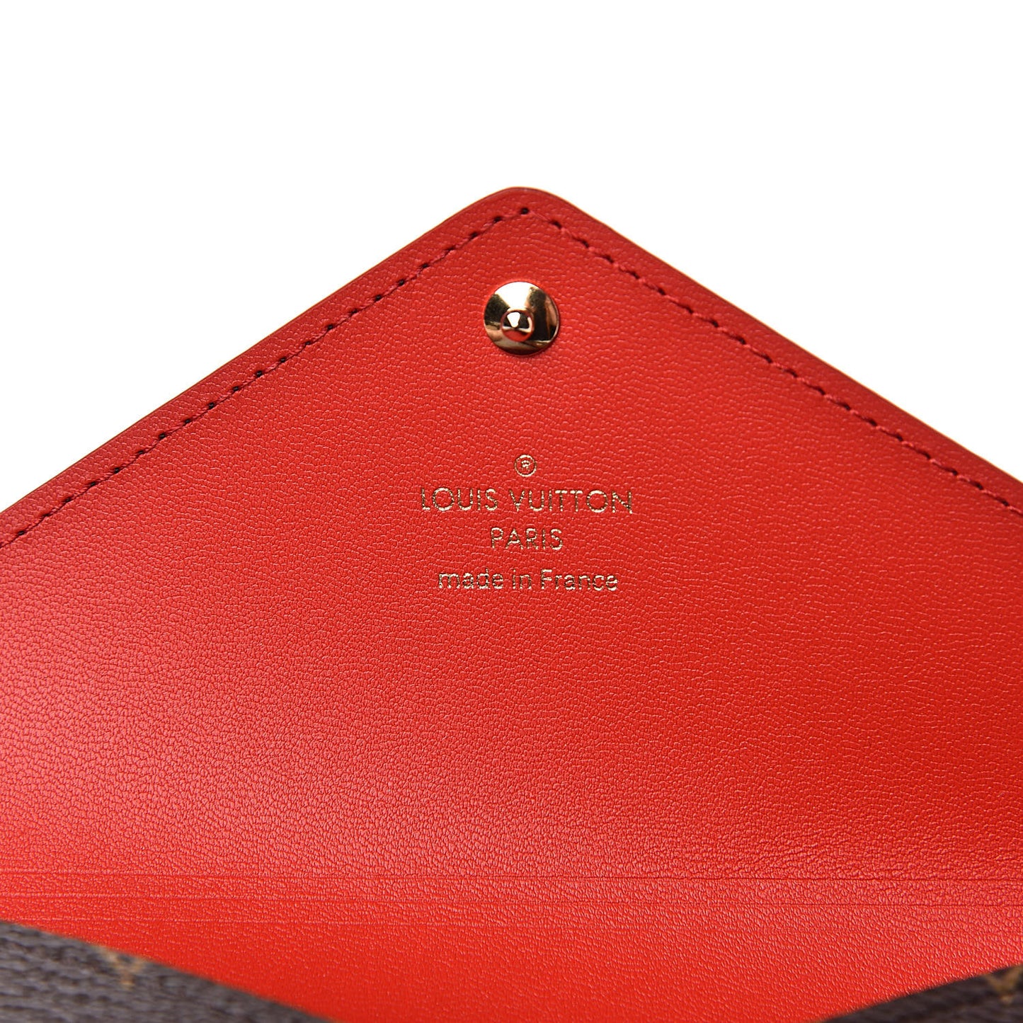 Monogram Medium Kirigami Pochette Insert Coquelicot
