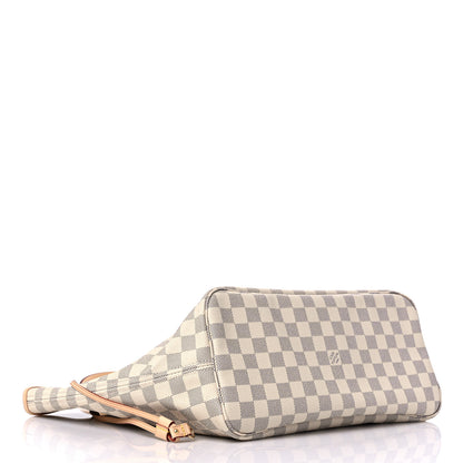 Louis Vuitton Damier Azur Neo Neverfull MM Rose Ballerine 3 of 7