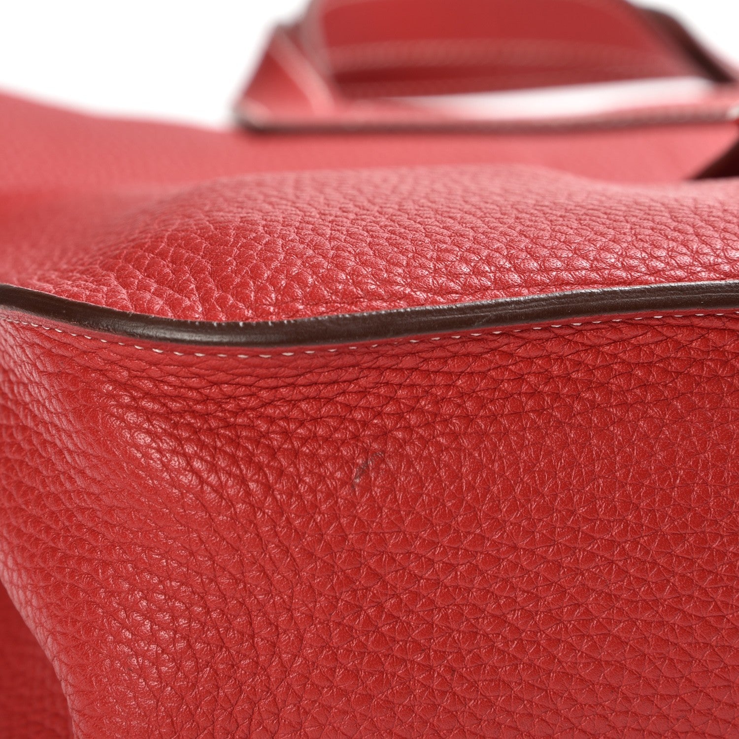 Hermes Taurillon Clemence Halzan 31 Rouge Casaque 10 of 10