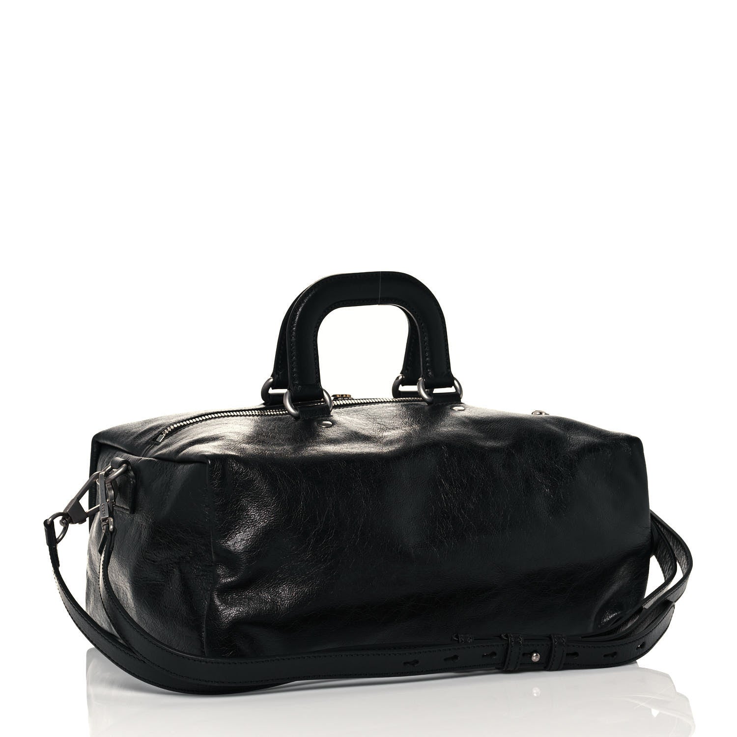 Gucci Fluffy Calfskin Morpheus Convertible Backpack Black 6 of 16