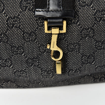 Gucci Denim Monogram Shoulder Bag 14 of 16