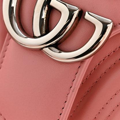 Gucci Calfskin Matelasse Small GG Marmont Shoulder Bag Wild Rose 12 of 12