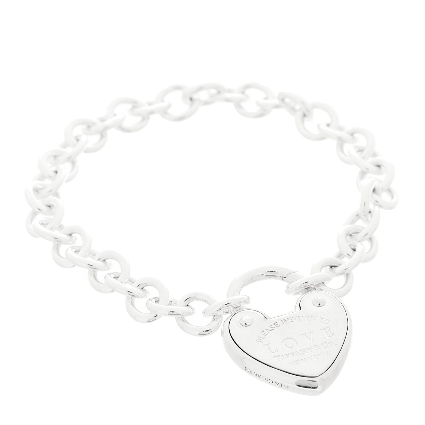 Sterling Silver Return to Tiffany Love Lock Bracelet