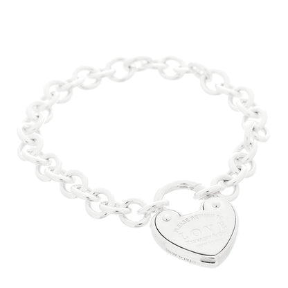 Tiffany Sterling Silver Return to Tiffany Love Lock Bracelet 1 of 4