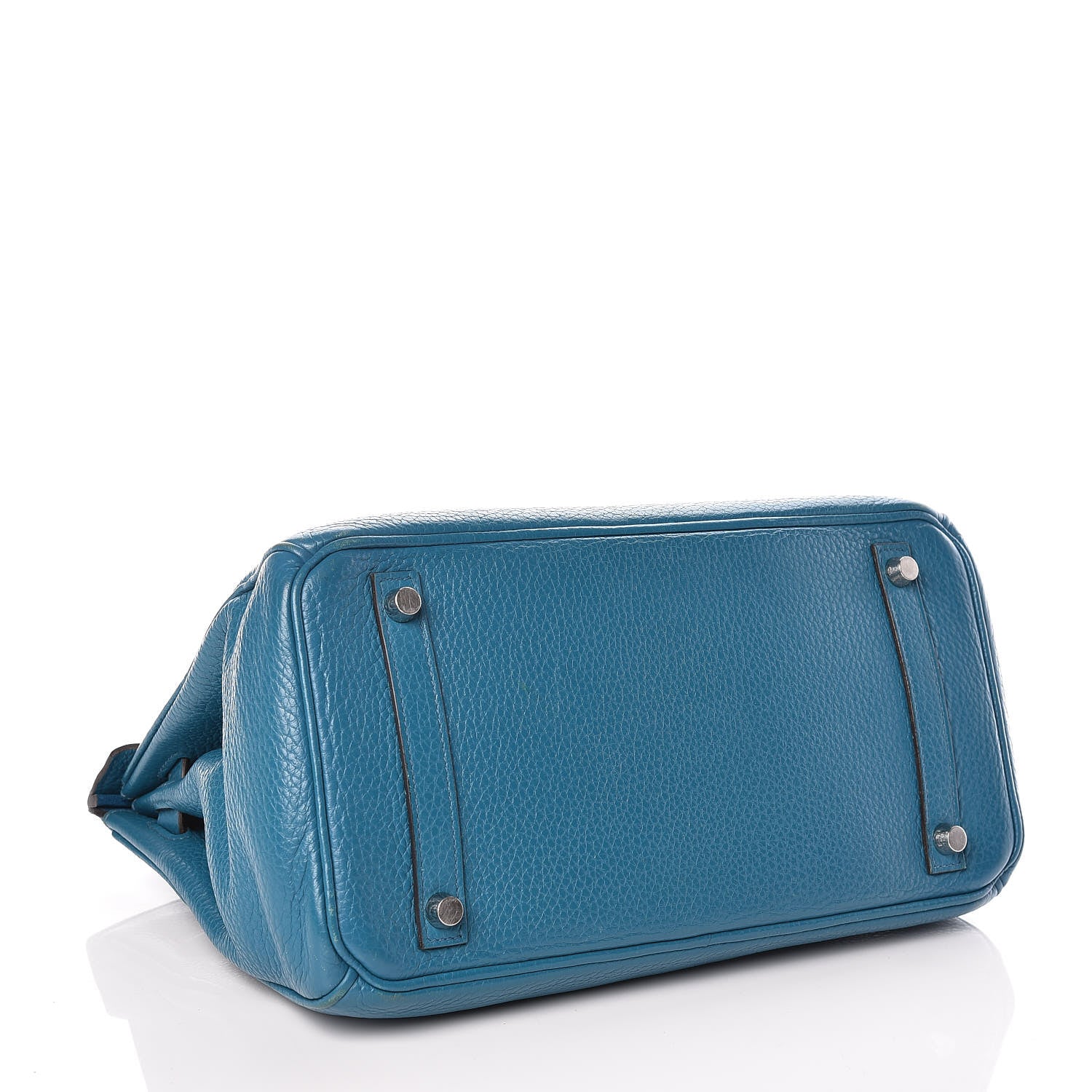 Hermes Taurillon Clemence Birkin 30 Bleu Izmir 5 of 34