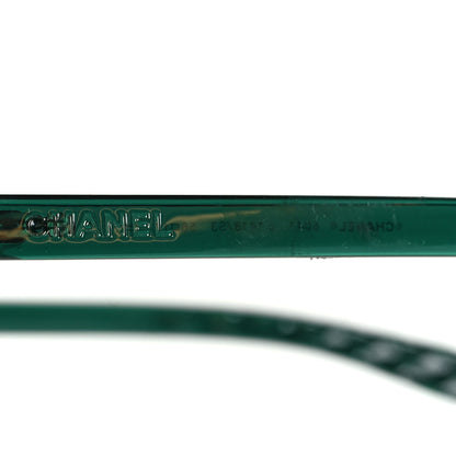 Chanel Cat Eye Chain Sunglasses 6041 Green 8 of 10