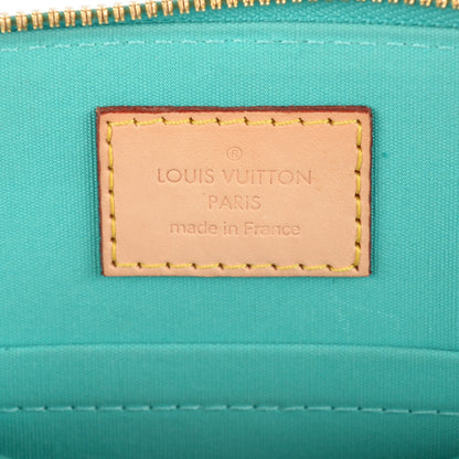 Louis Vuitton Vernis Alma BB Blue Lagon 7 of 8