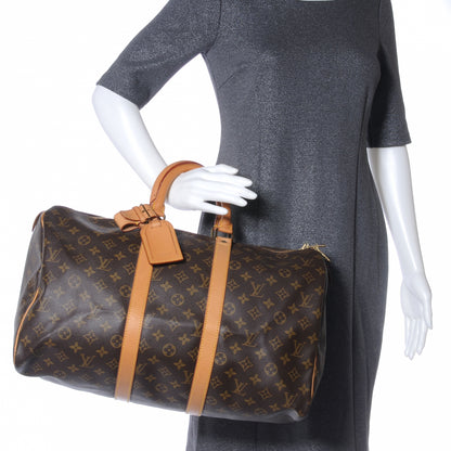 Louis Vuitton Monogram Keepall 45 2 of 8