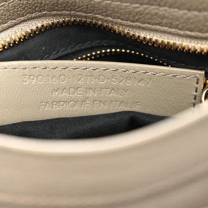 Balenciaga Chevre Gold Metallic Edge Hardware Mini City Gris Taupe 7 of 11