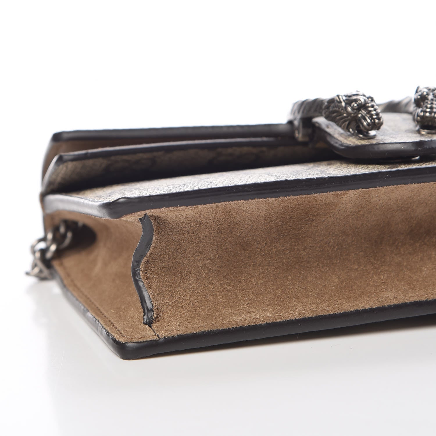 Gucci GG Supreme Monogram Super Mini Dionysus Shoulder Bag Taupe 8 of 10