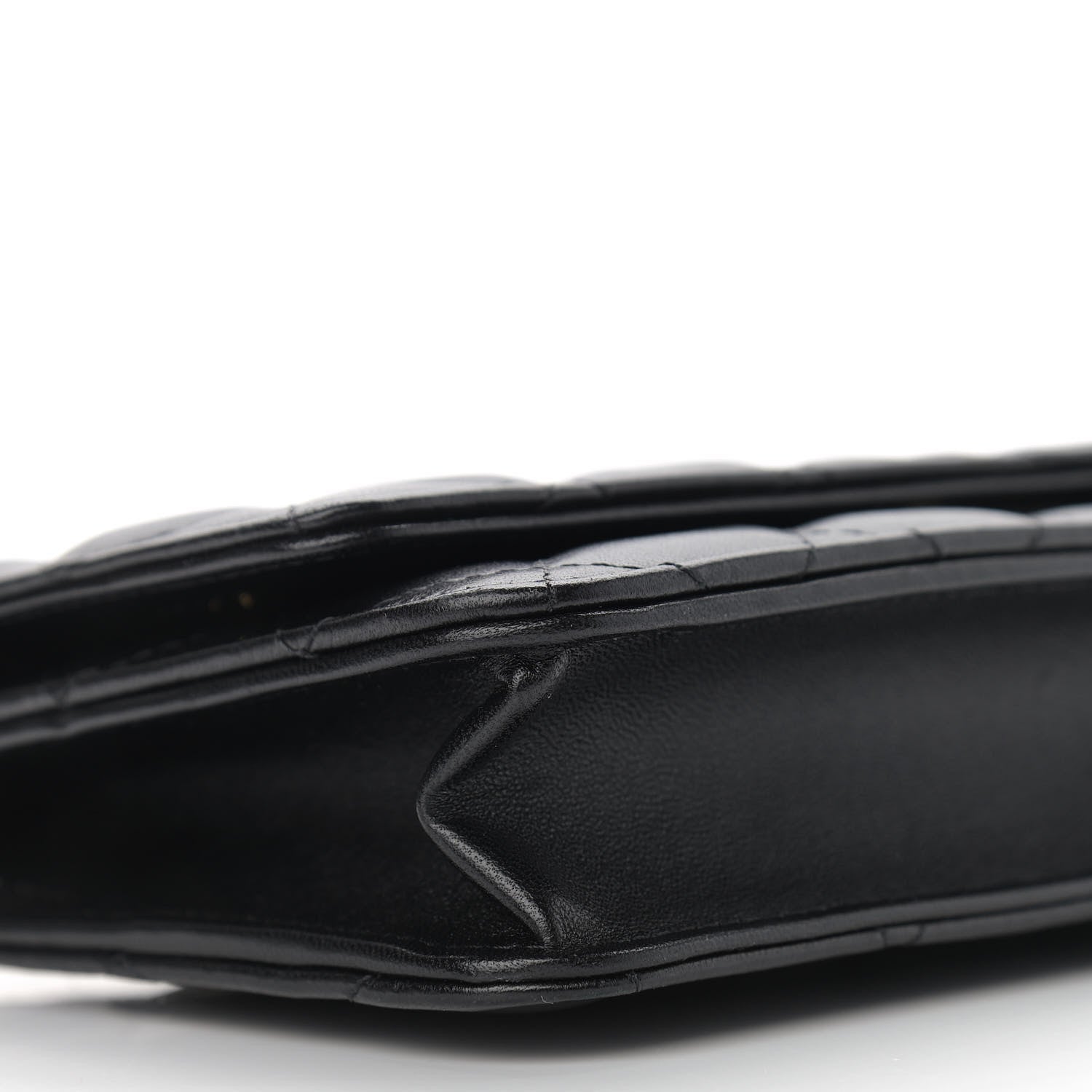 Chanel Lambskin Quilted Wallet On Chain WOC Black 12 of 13