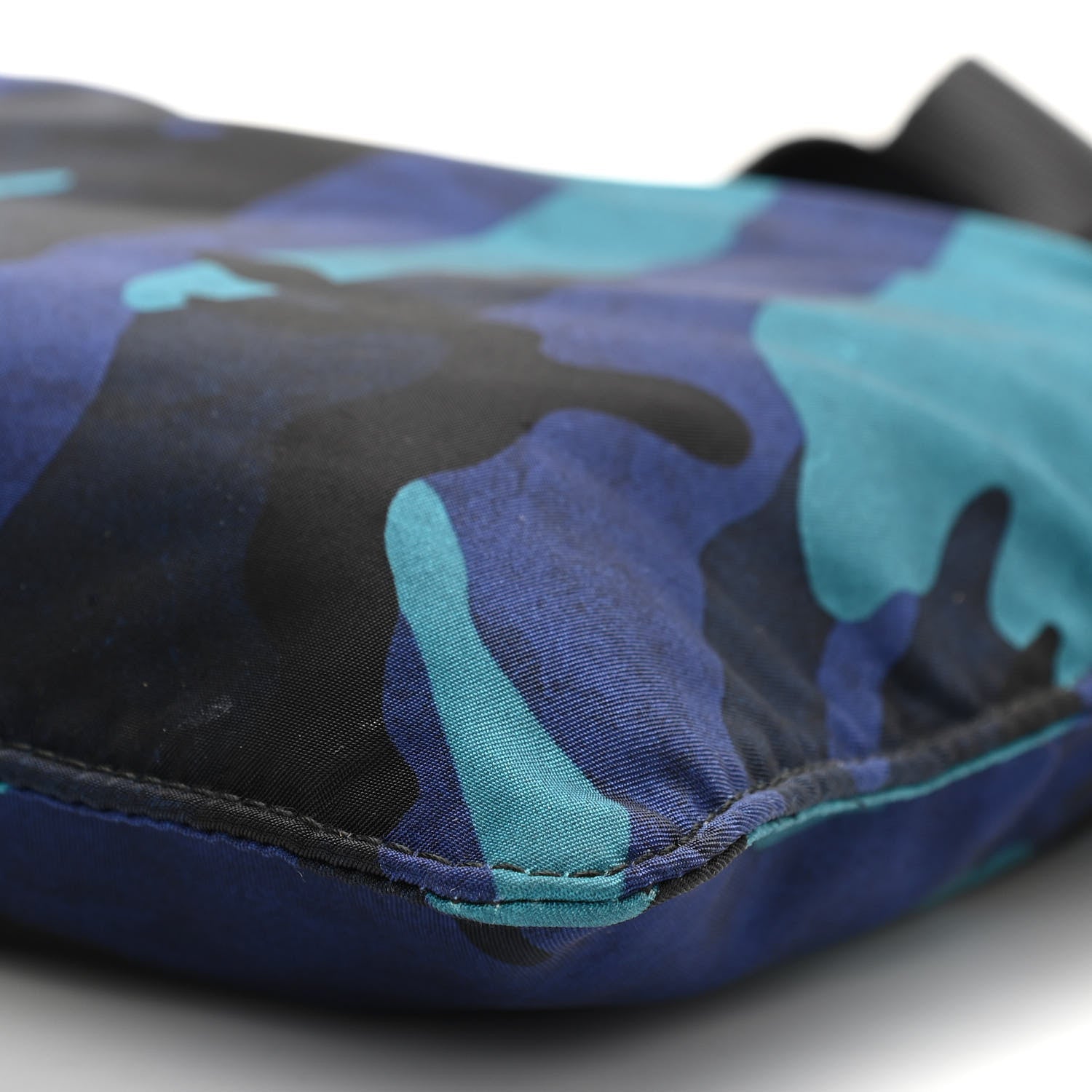 Prada Tessuto Nylon Camouflage Flat Messenger Royal 9 of 12
