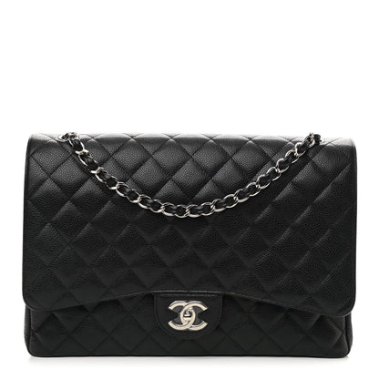 Chanel Caviar Quilted Maxi Double Flap Black 1 of 9