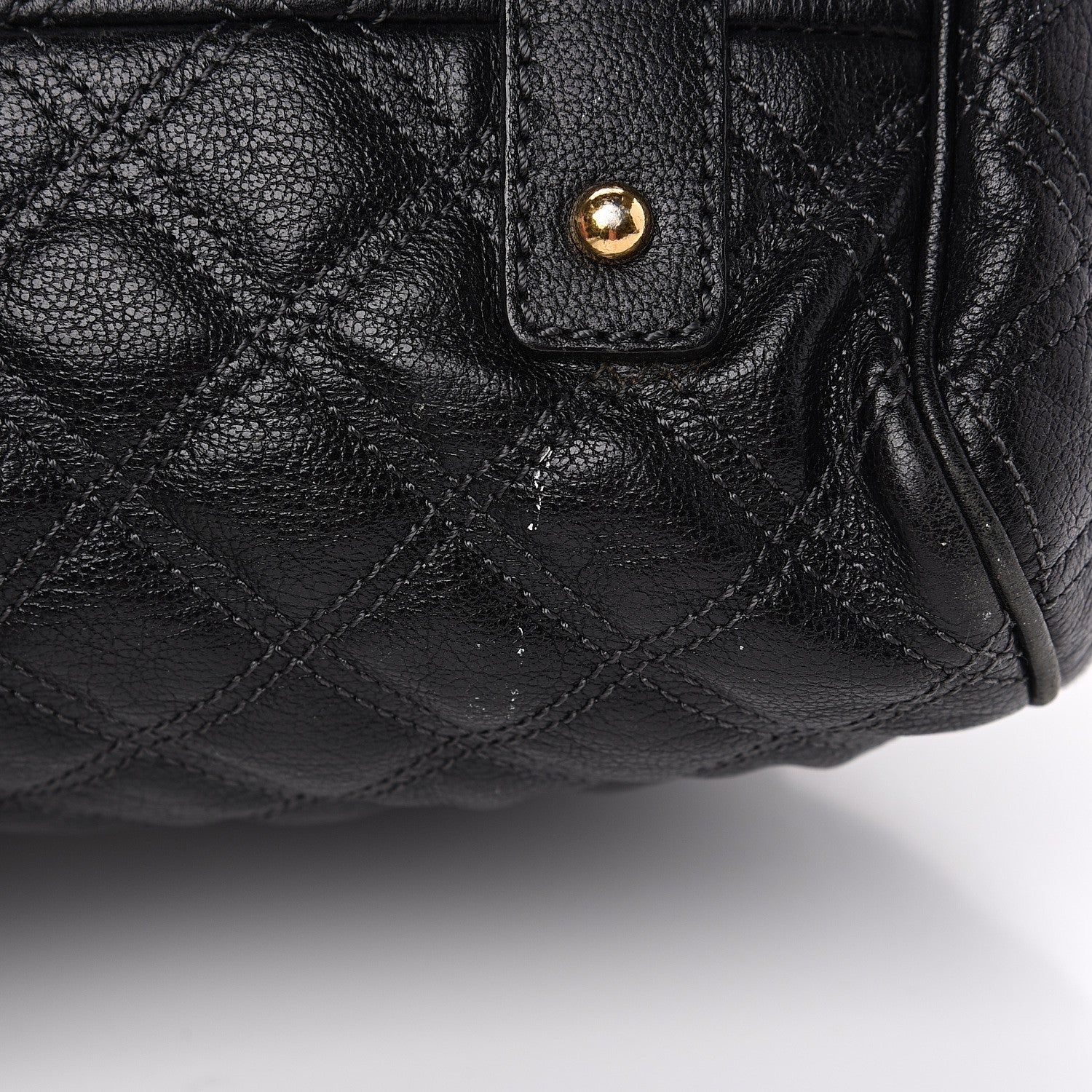 Marc Jacobs Calfskin Quilted Stam Black 12 of 13