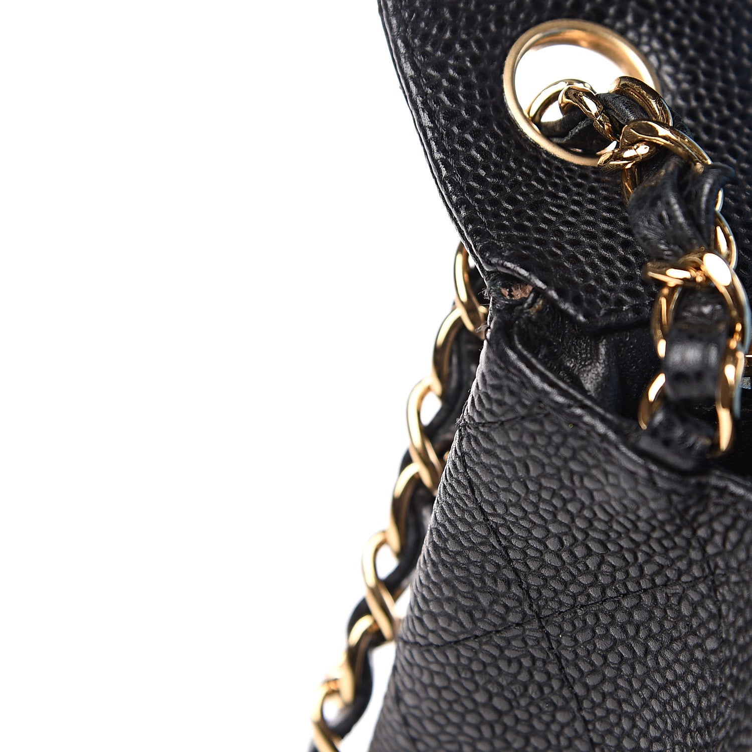 Chanel Caviar Quilted Mini Square Flap Black 12 of 13