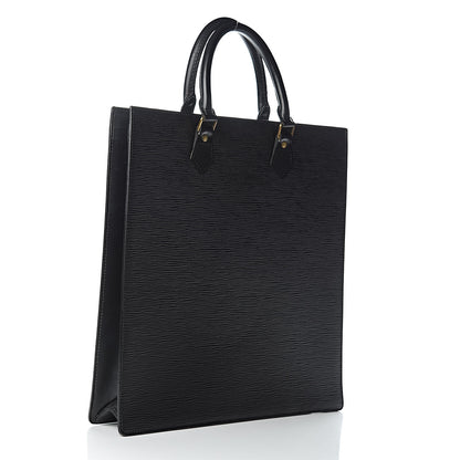 Louis Vuitton Epi Sac Plat GM Black 3 of 15