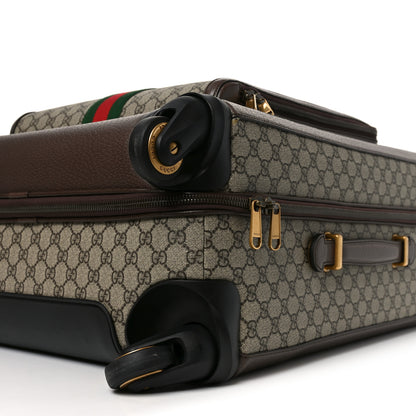 Gucci GG Supreme Monogram Web Medium Savoy Trolley Beige Ebony 10 of 10