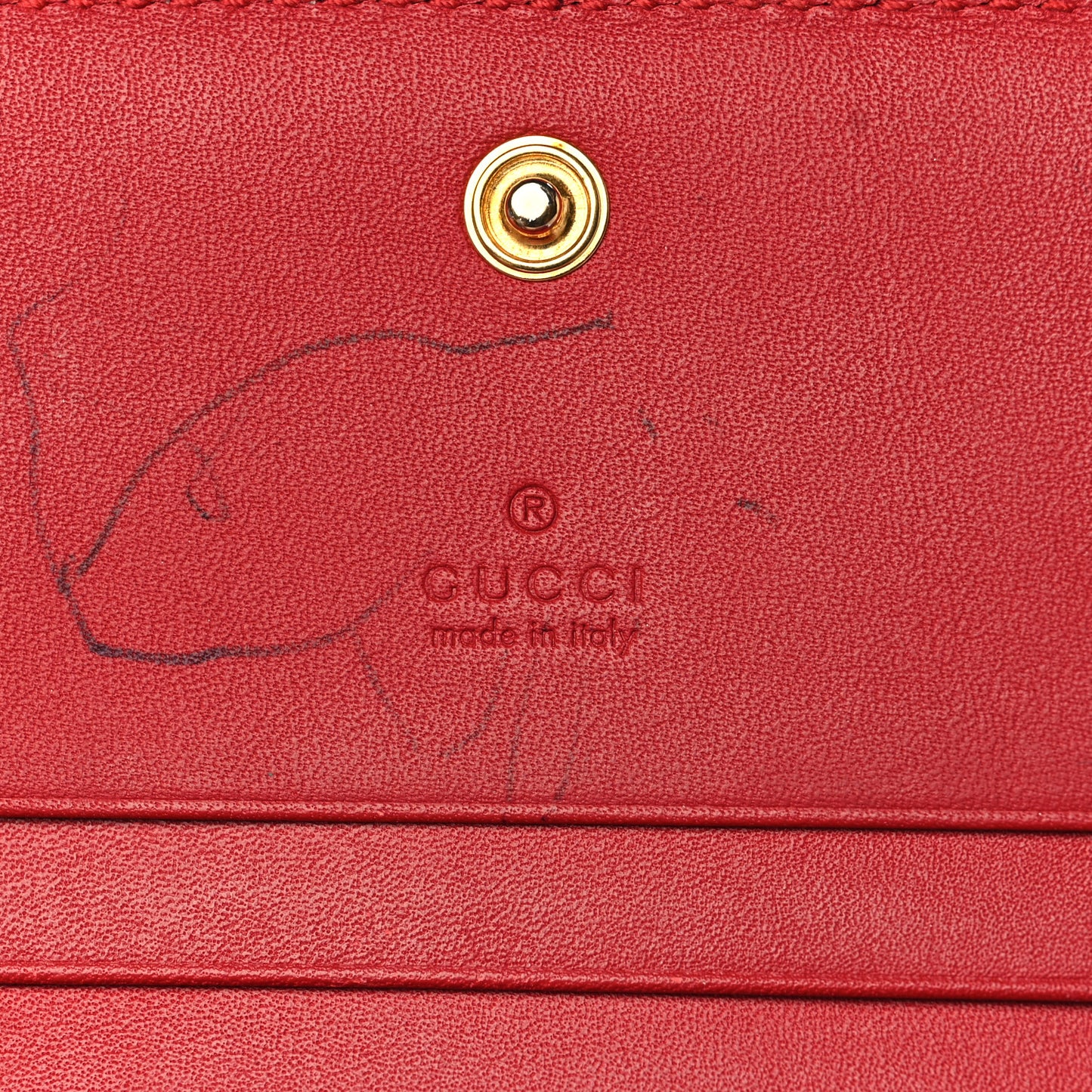 Soft GG Supreme Monogram Mystic Cat Card Case Wallet