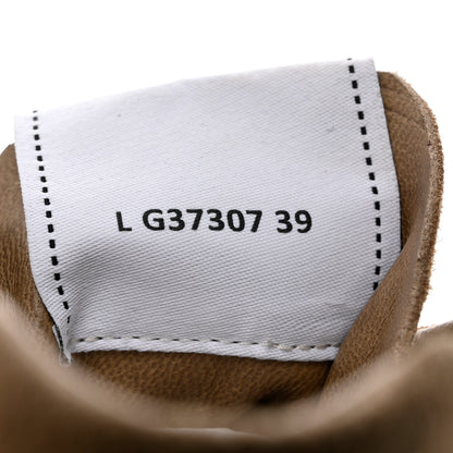 Chanel Suede Goatskin CC Sneakers 39 Dark Beige 6 of 11
