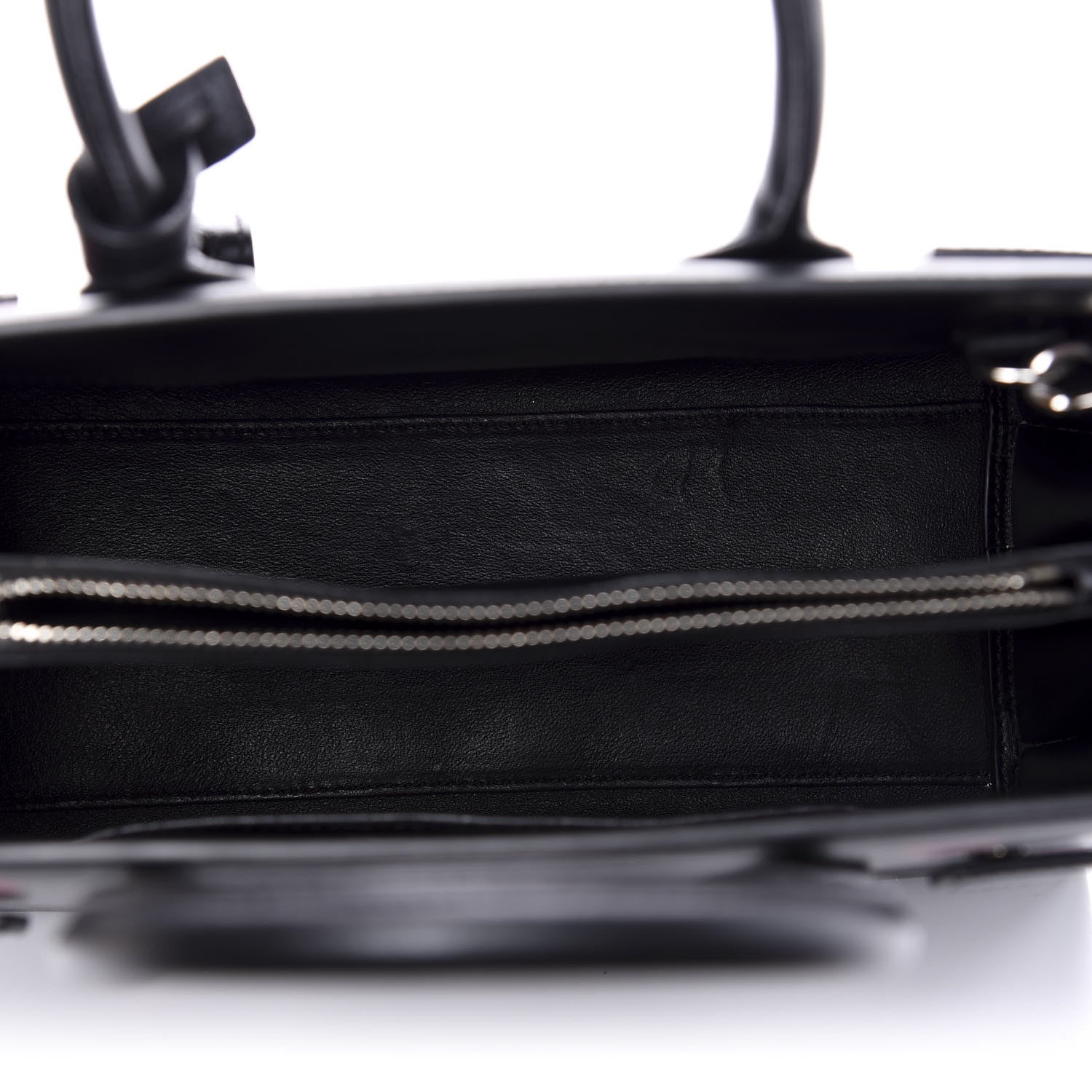 Saint Laurent Calfskin Heart Bolts Baby Sac De Jour Black 5 of 9