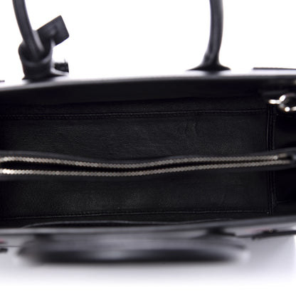 Saint Laurent Calfskin Heart Bolts Baby Sac De Jour Black 5 of 9