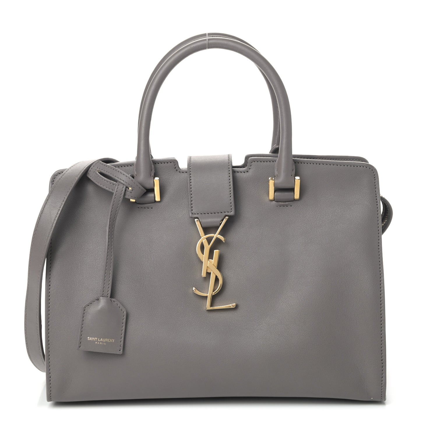 Calfskin Monogram Baby Cabas Fog
