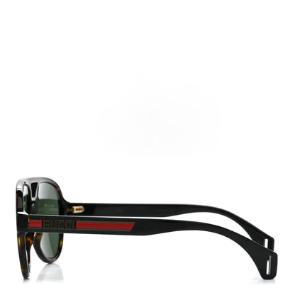 Gucci Aviator Web Sunglasses GG0463S Tortoise  Black 3 of 7