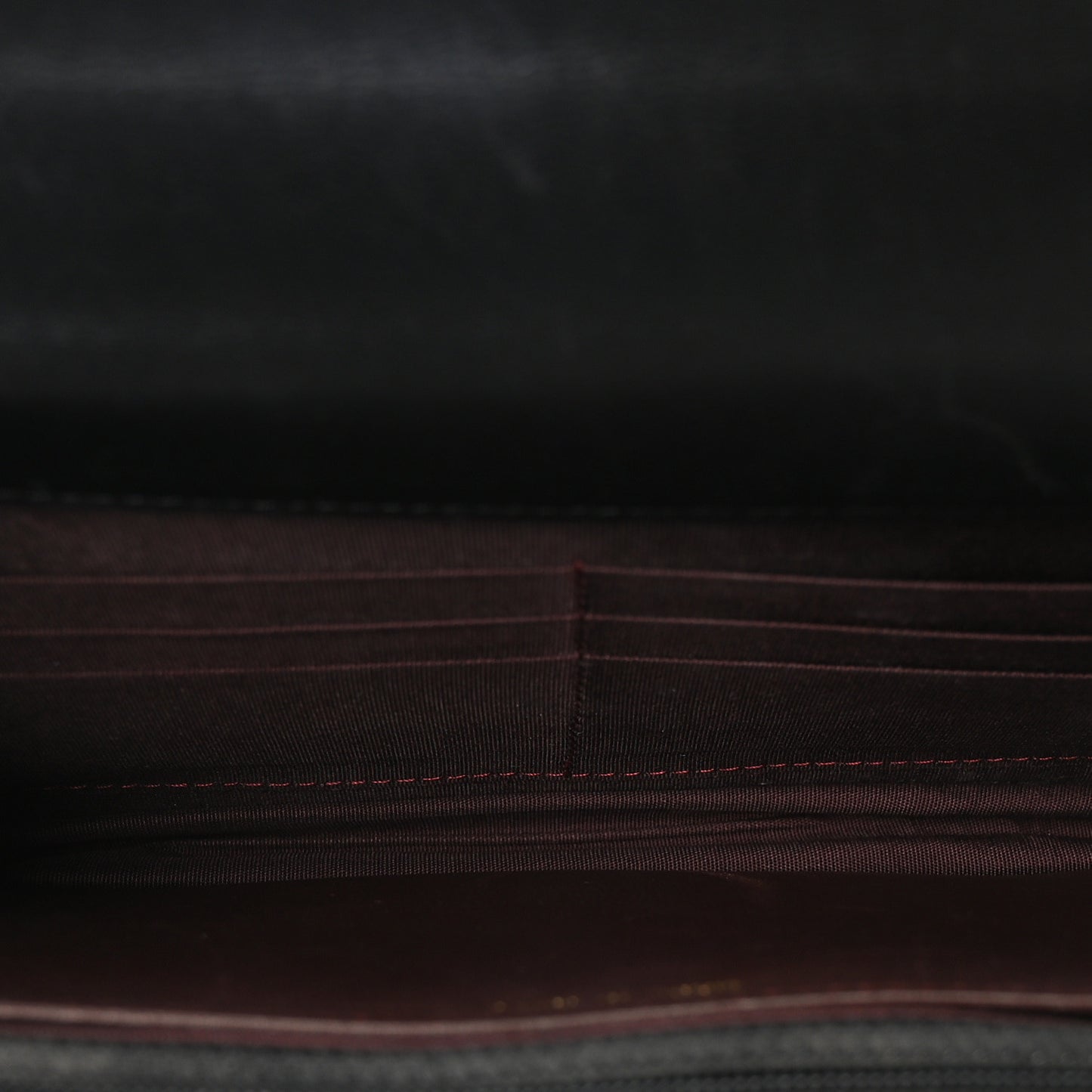 Lambskin Quilted Trendy CC Wallet On Chain WOC Black