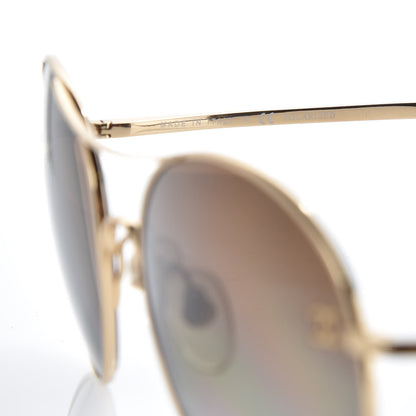 Chanel Round Polarized Sunglasses 4190-T-Q Brown Gold 5 of 8